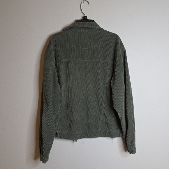 POL Olive Corduroy Shirt Jacket Size MEDIUM - Picture 5 of 5